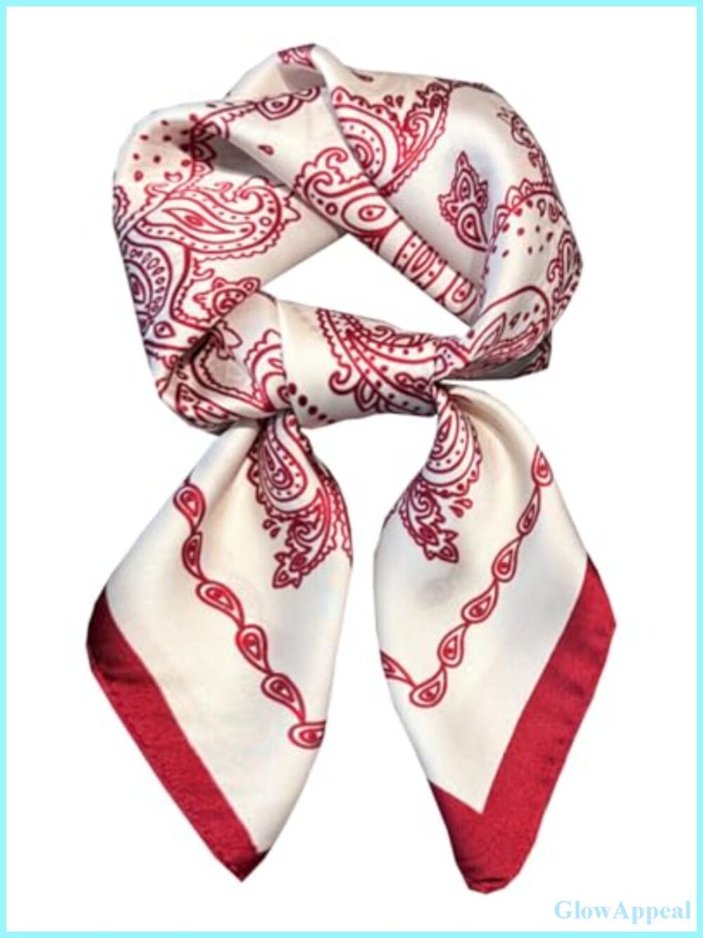 Silky Satin Square Headscarf Lightweight Versatile Fashion Scarf